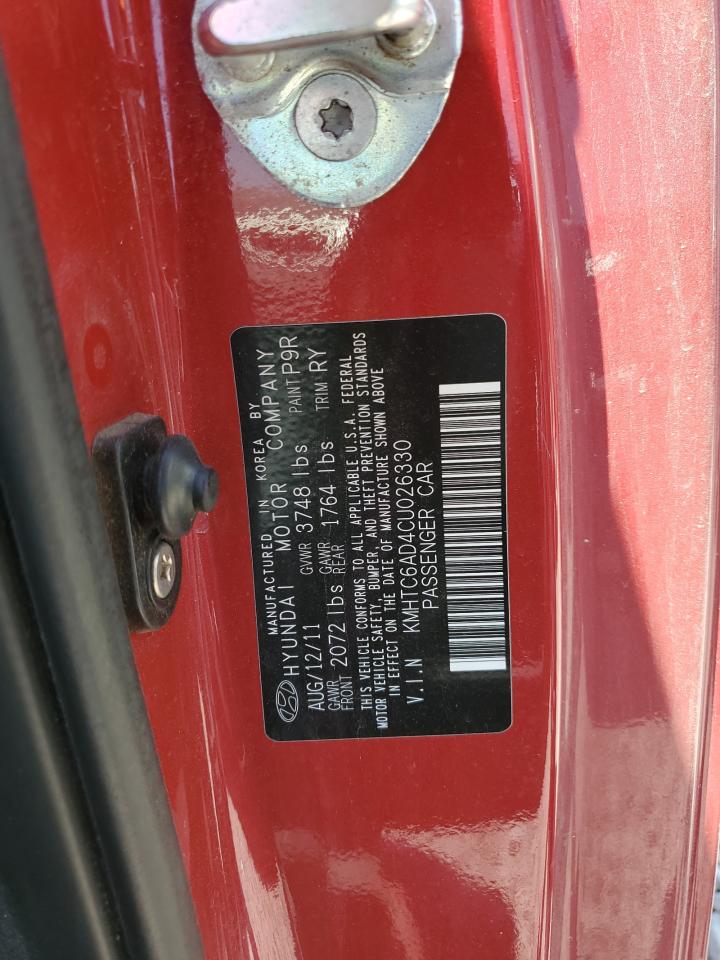 KMHTC6AD4CU026330 2012 Hyundai Veloster