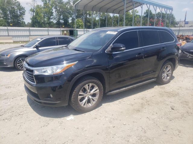 VIN 5TDKKRFH1ES037440 2014 Toyota Highlander, Xle no.1