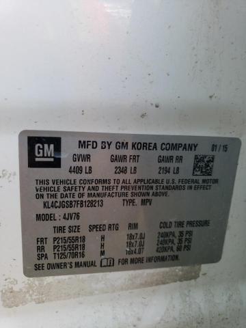 2015 Buick Encore VIN: KL4CJGSB7FB128213 Lot: 61700974