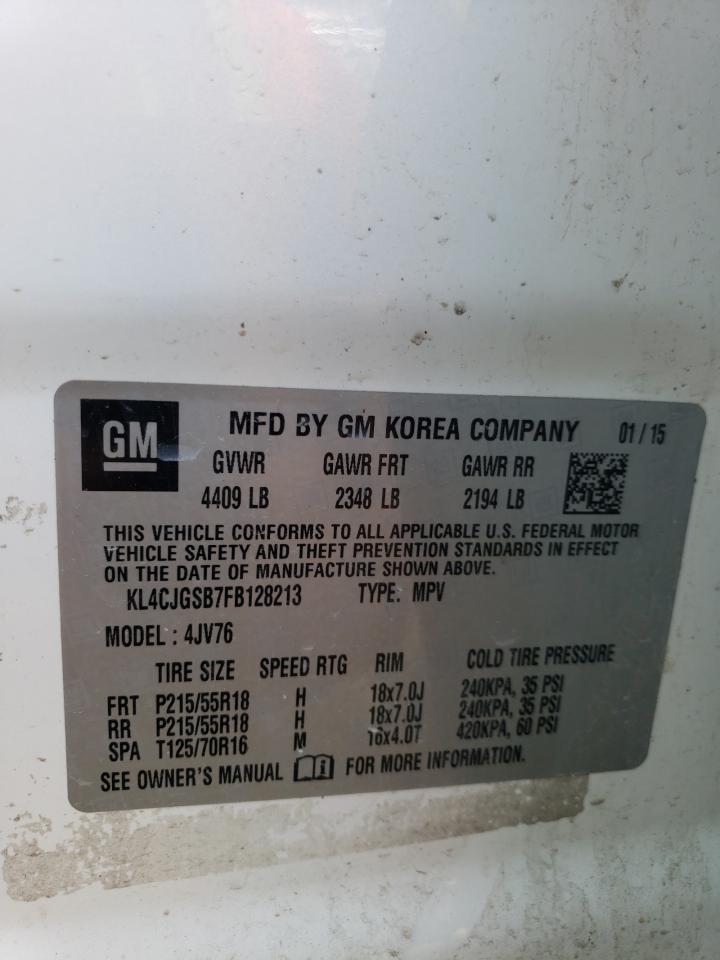 KL4CJGSB7FB128213 2015 Buick Encore