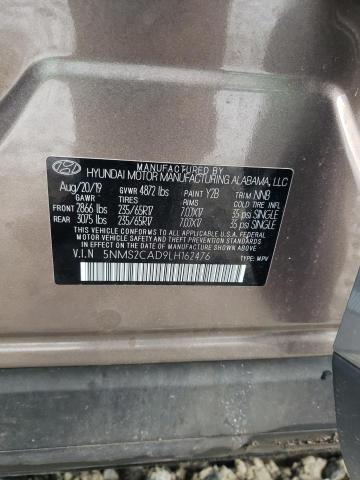 2020 HYUNDAI SANTA FE S - 5NMS2CAD9LH162476
