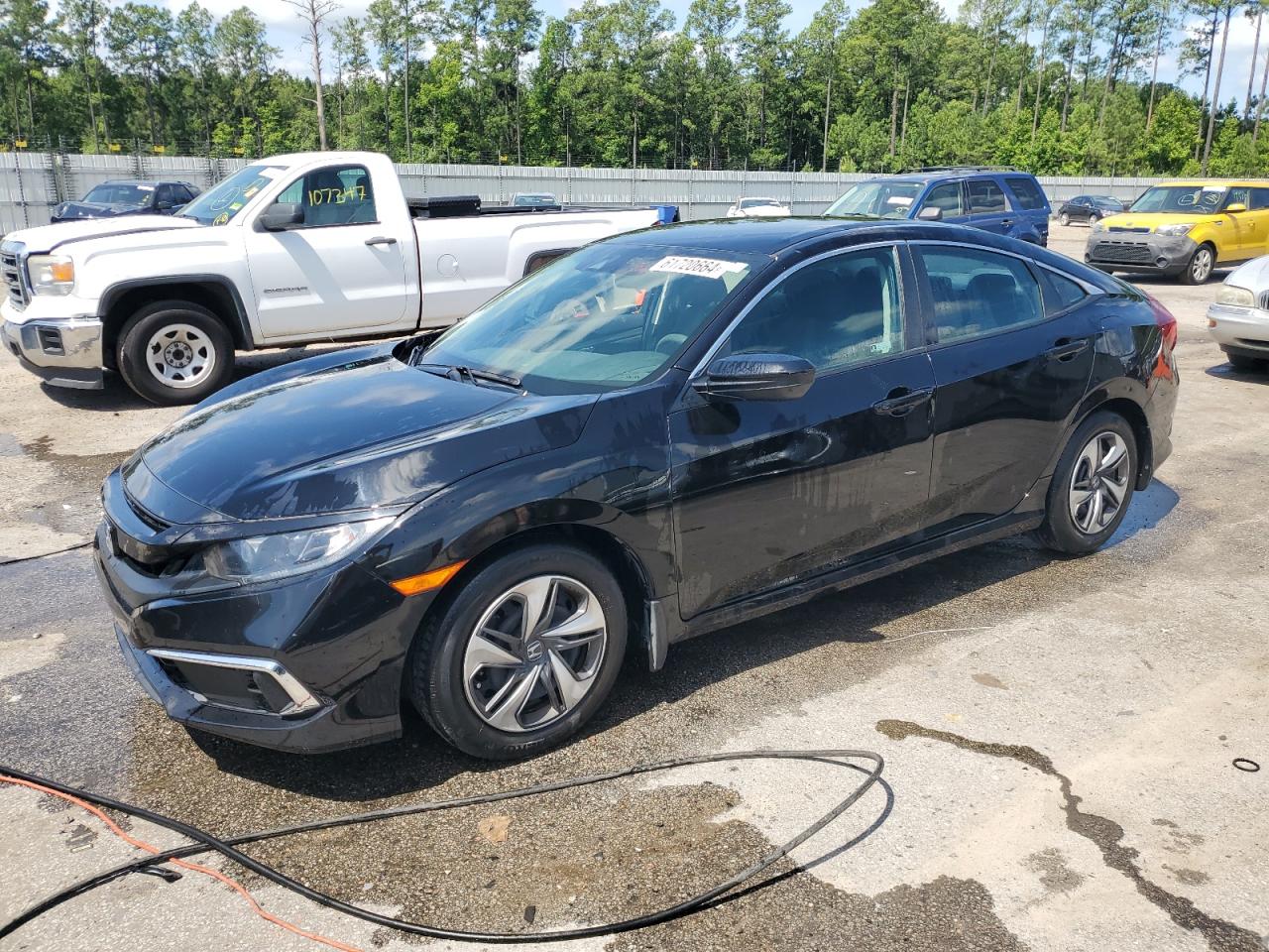 Lot #2881345489 2021 HONDA CIVIC LX