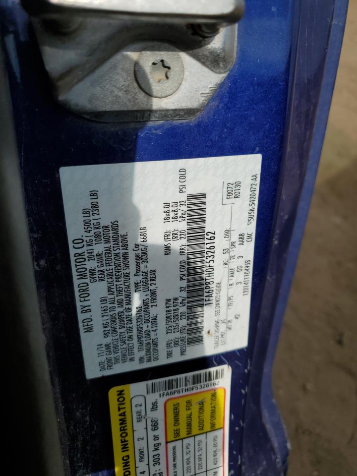 1FA6P8TH0F5326162 2015 Ford Mustang