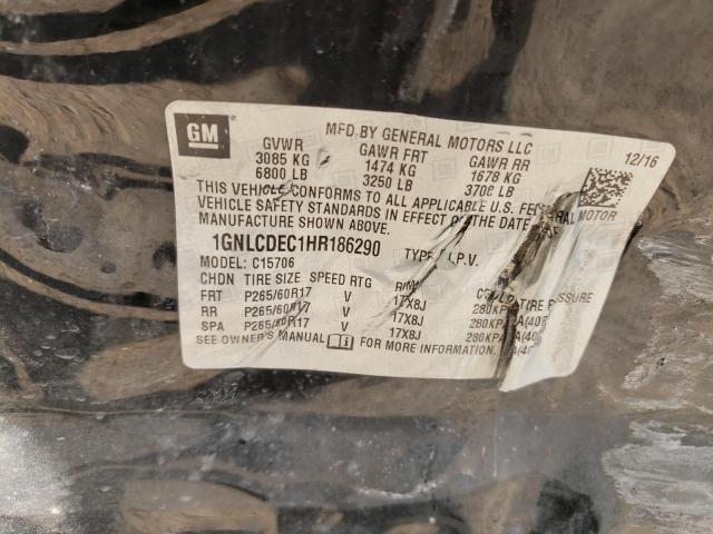 2017 CHEVROLET TAHOE POLI - 1GNLCDEC1HR186290
