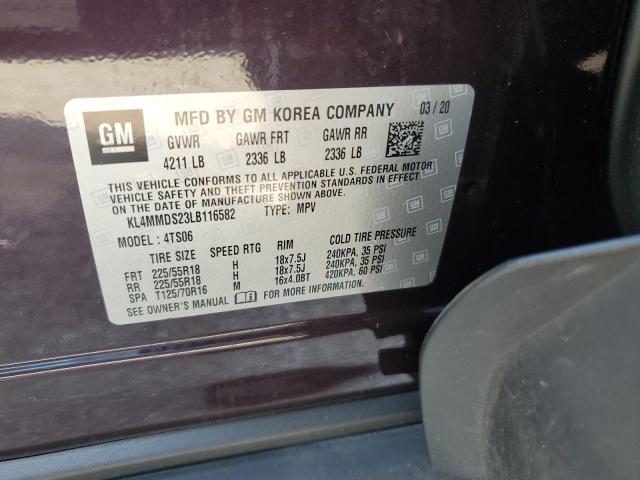 2020 BUICK ENCORE GX - KL4MMDS23LB116582