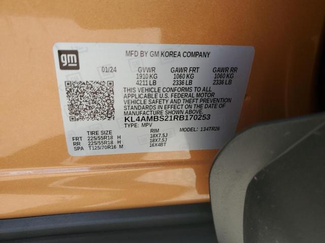 2024 Buick Encore Gx Preferred VIN: KL4AMBS21RB170253 Lot: 61701124