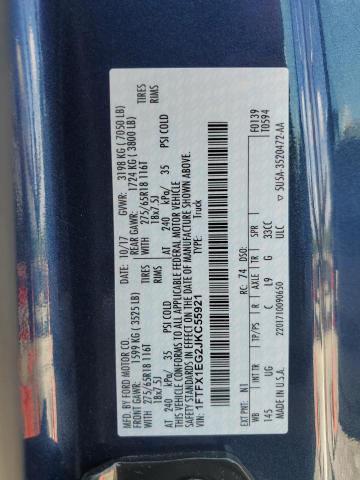 2018 FORD F150 SUPER - 1FTFX1EG2JKC55921