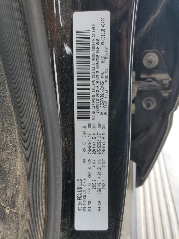 1C6SRFKT8LN234653 2020 Ram 1500 Longhorn