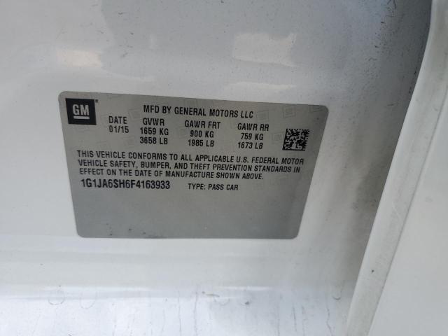 2015 CHEVROLET SONIC LS - 1G1JA6SH6F4163933