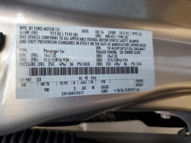 2016 FORD 1310 TRACT 1FADP3F21GL382447