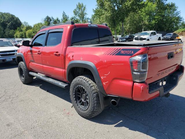 TOYOTA TACOMA DOU 2017 red  gas 3TMCZ5AN9HM057929 photo #3