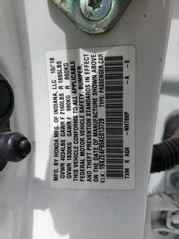 2019 HONDA INSIGHT TO 19XZE4F95KE013729