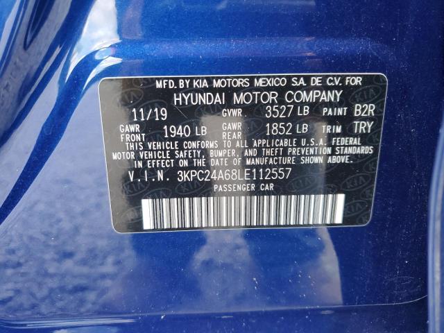 2020 Hyundai Accent Se VIN: 3KPC24A68LE112557 Lot: 60470804