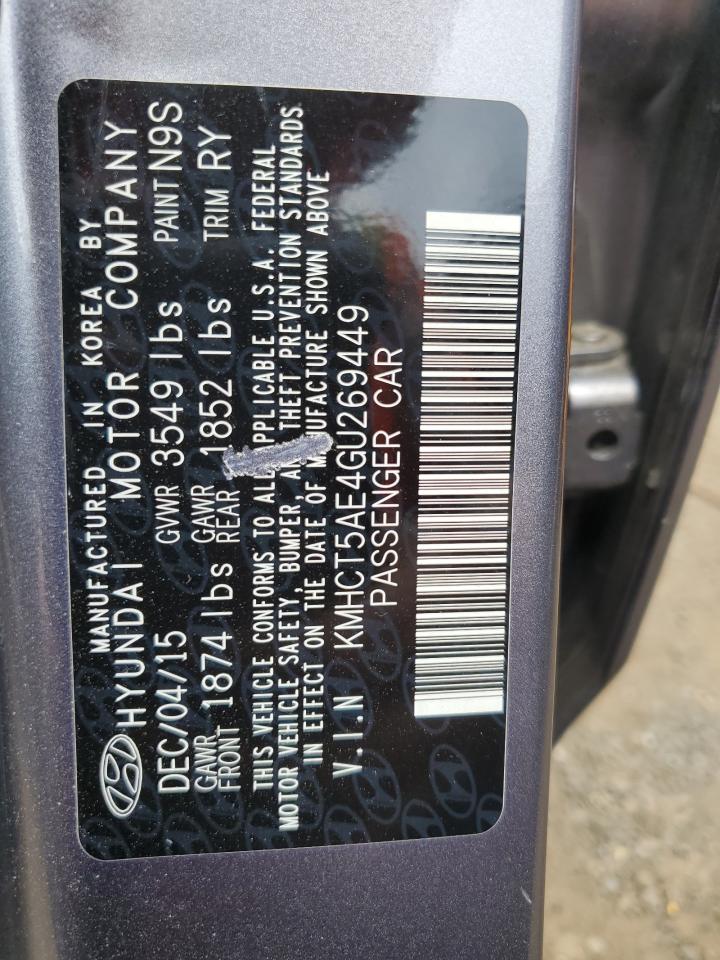 KMHCT5AE4GU269449 2016 Hyundai Accent Se