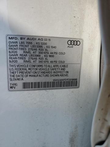 2015 AUDI Q7 TDI PRE - WA1LMAFE1FD018688