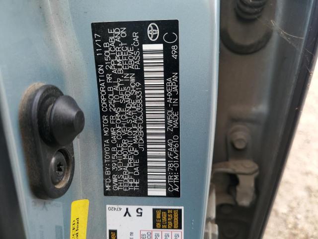 2018 TOYOTA PRIUS - JTDKBRFU6J3583319