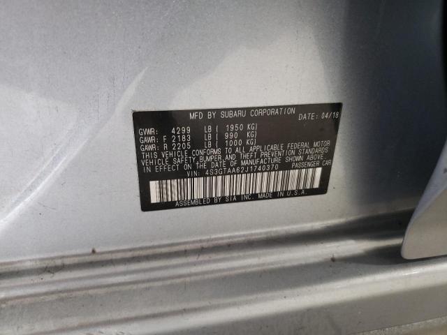 2018 SUBARU IMPREZA 4S3GTAA62J1740370