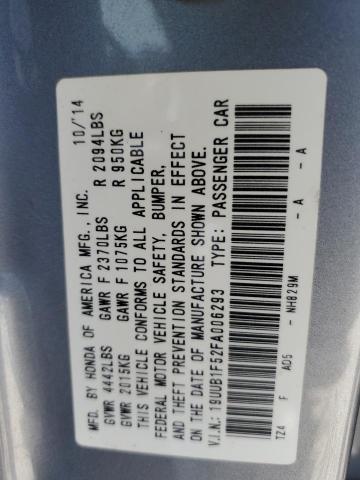 2015 ACURA TLX TECH - 19UUB1F52FA006293