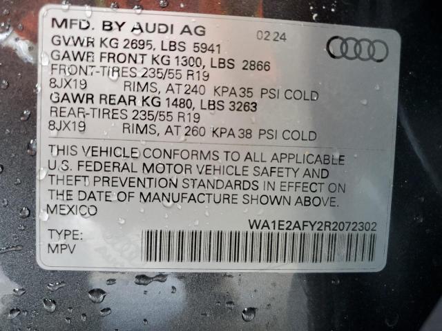 VIN WA1E2AFY2R2072302 2024 Audi Q5, Premium Plus 55 no.13