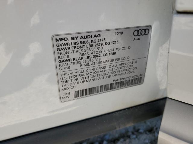 VIN WA1BNAFY7L2035182 2020 Audi Q5, Premium Plus no.13