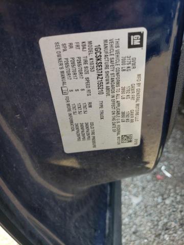 2010 Chevrolet Silverado K1500 Lt VIN: 1GCSKSE37AZ155210 Lot: 61987874