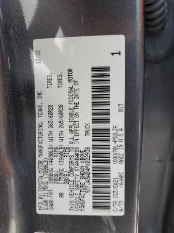 2023 TOYOTA TUNDRA CRE - 5TFJA5AB4PX022938