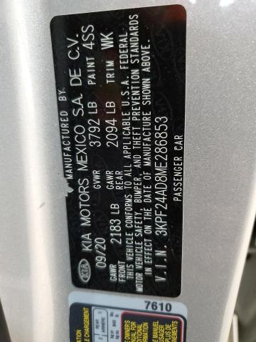 2021 KIA FORTE FE - 3KPF24AD8ME286853