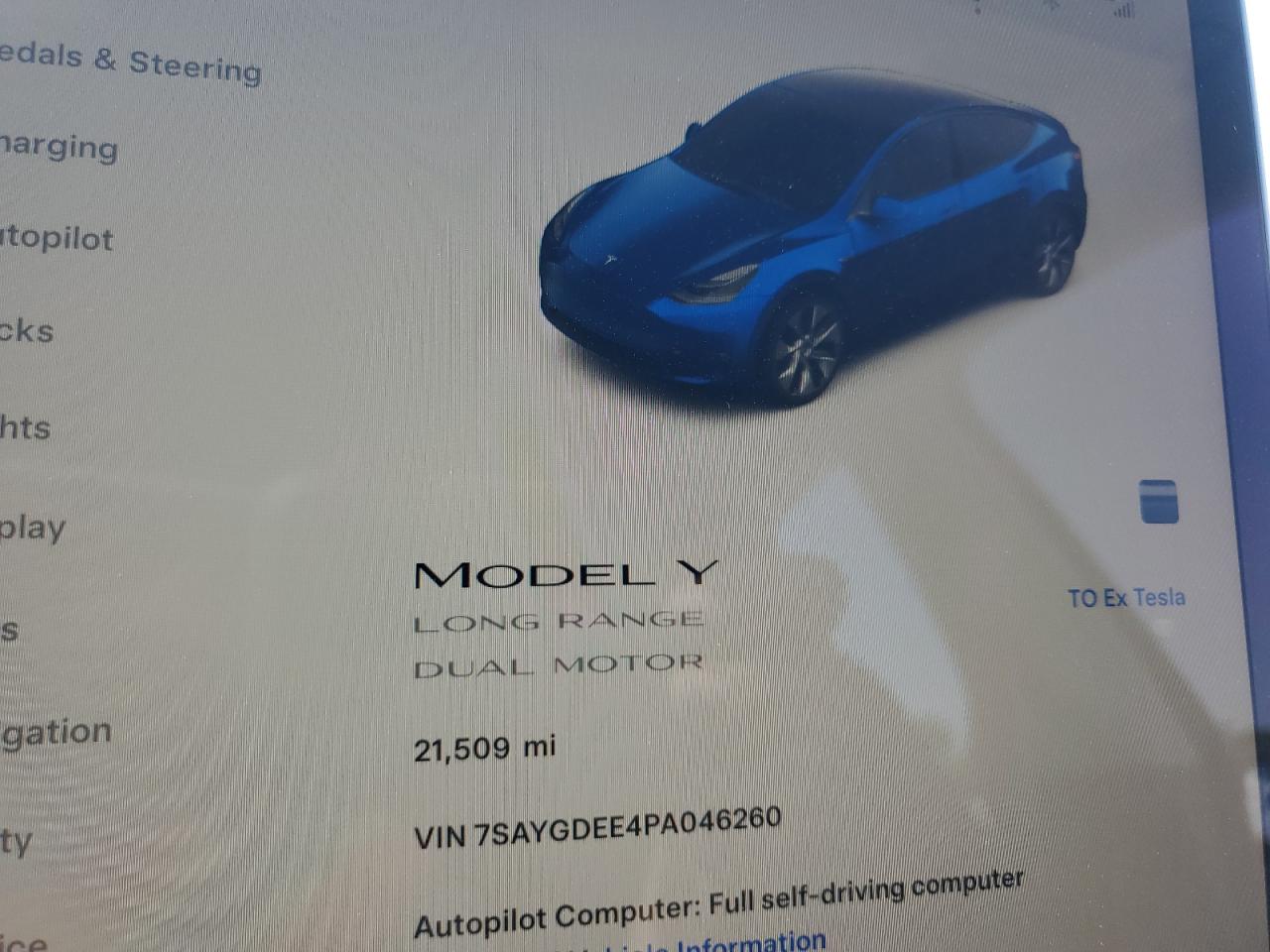 7SAYGDEE4PA046260 2023 Tesla Model Y