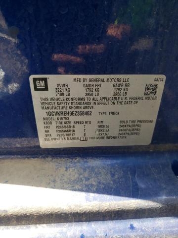 2014 Chevrolet Silverado K1500 Lt VIN: 1GCVKREH9EZ358462 Lot: 60759554