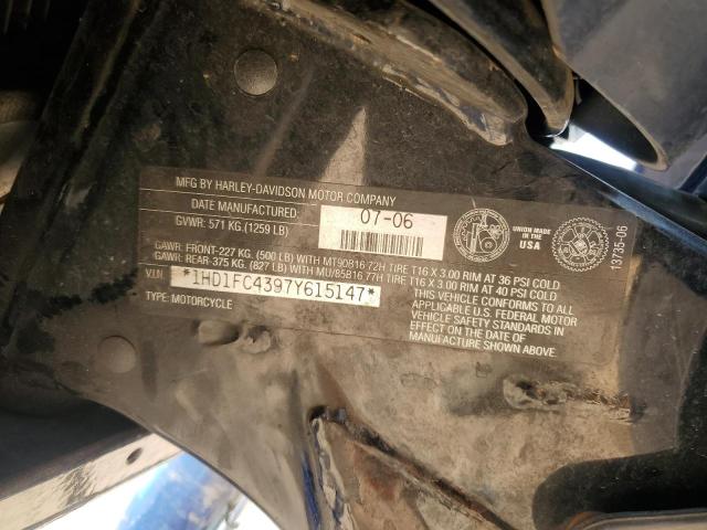 2007 HARLEY-DAVIDSON FLHTCUI 1HD1FC4397Y615147