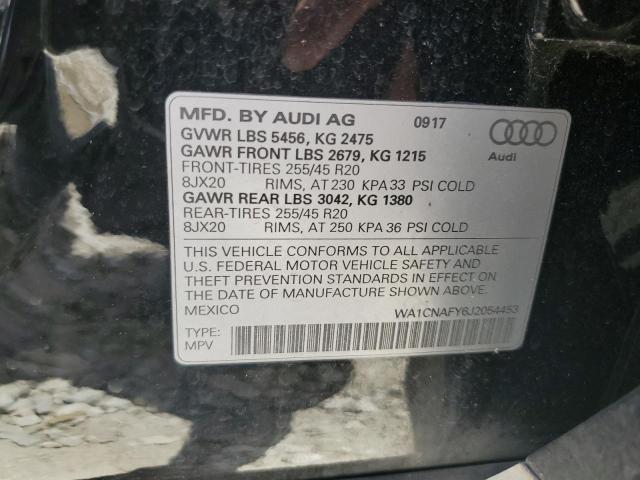 2018 AUDI Q5 PRESTIG WA1CNAFY6J2054453