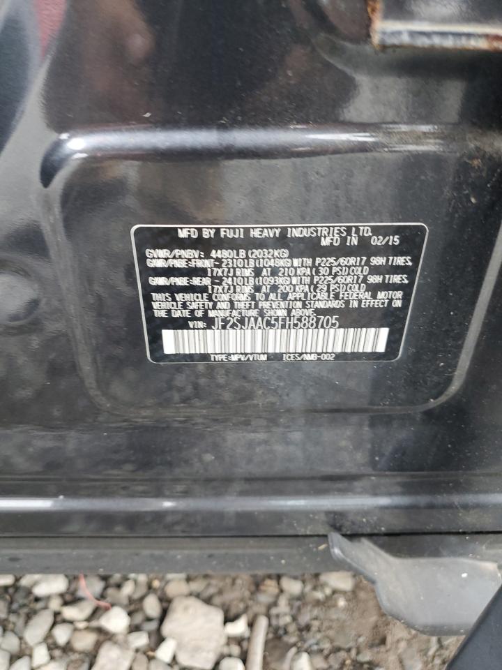 JF2SJAAC5FH588705 2015 Subaru Forester 2.5I