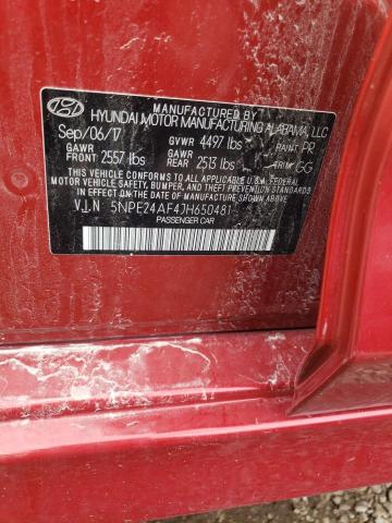 2018 Hyundai Sonata Se VIN: 5NPE24AF4JH650481 Lot: 61211714