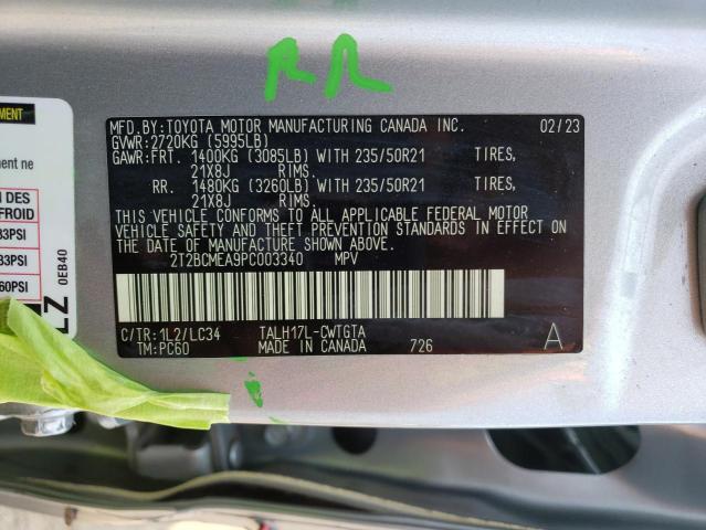 2023 LEXUS RX 500H F 2T2BCMEA9PC003340