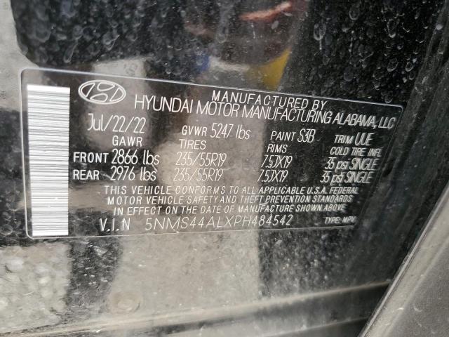 2023 Hyundai Santa Fe Limited VIN: 5NMS44ALXPH484542 Lot: 61563094