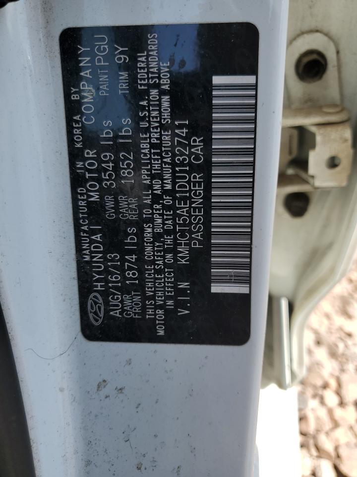 KMHCT5AE1DU132741 2013 Hyundai Accent Gls