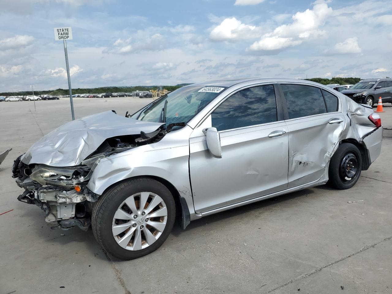 Lot #2953005601 2014 HONDA ACCORD EXL