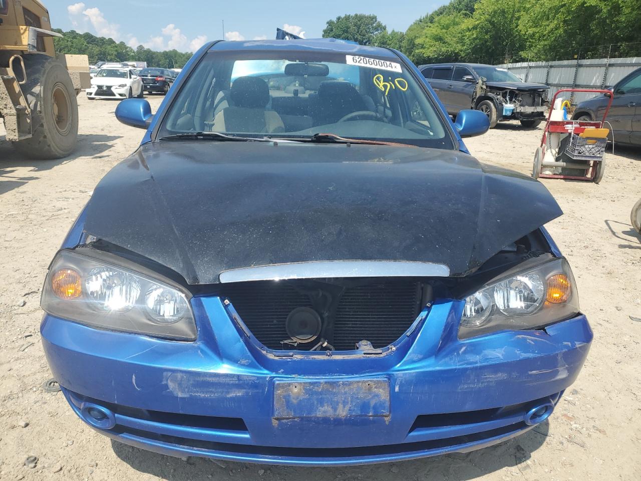 Lot #2876622845 2004 HYUNDAI ELANTRA GL