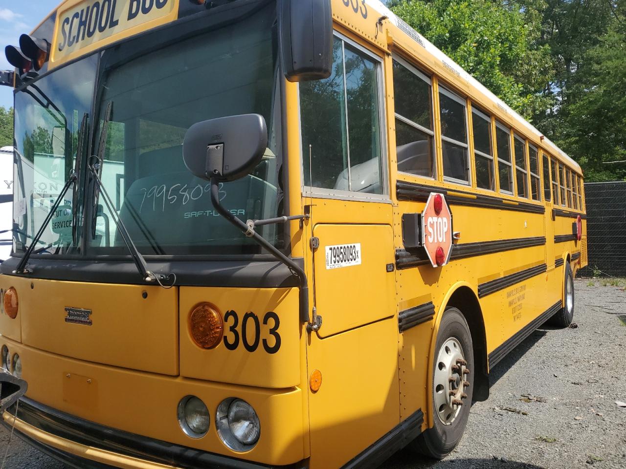 Lot #2840261063 2012 THOMAS SCHOOL BUS