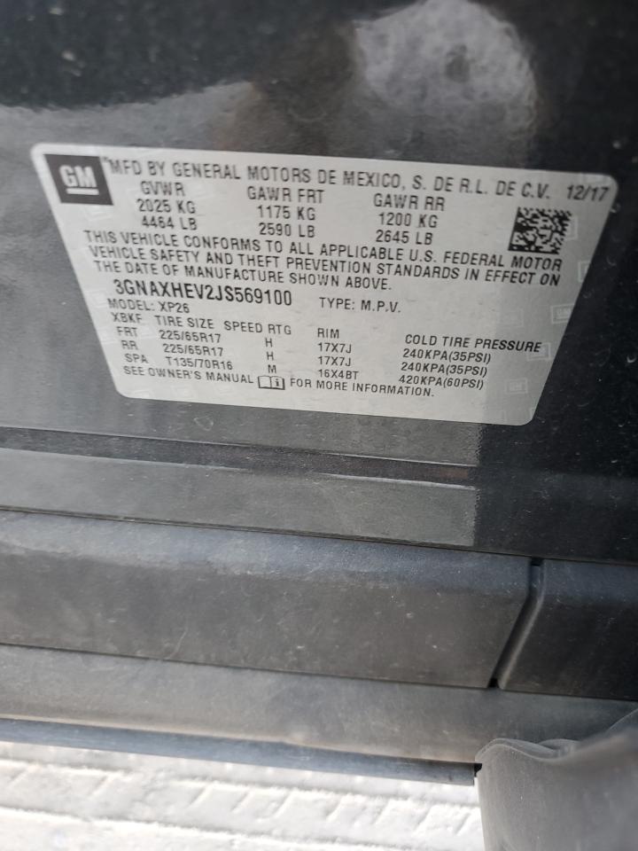 3GNAXHEV2JS569100 2018 Chevrolet Equinox Ls