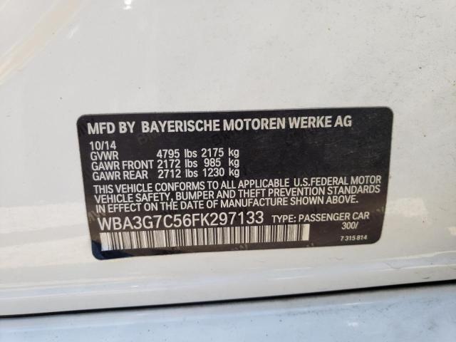 2015 BMW 328 Xi VIN: WBA3G7C56FK297133 Lot: 62763504