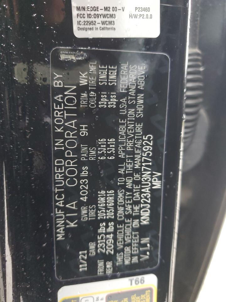 KNDJ23AU3N7175925 2022 Kia Soul Lx