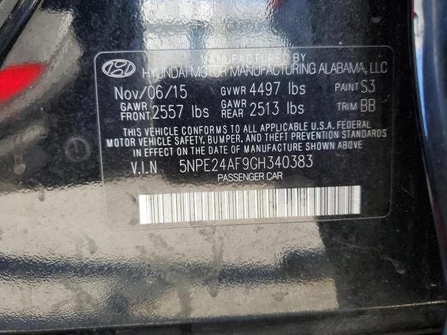 2016 HYUNDAI SONATA SE - 5NPE24AF9GH340383
