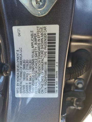 2021 HONDA INSIGHT EX - 19XZE4F55ME011186