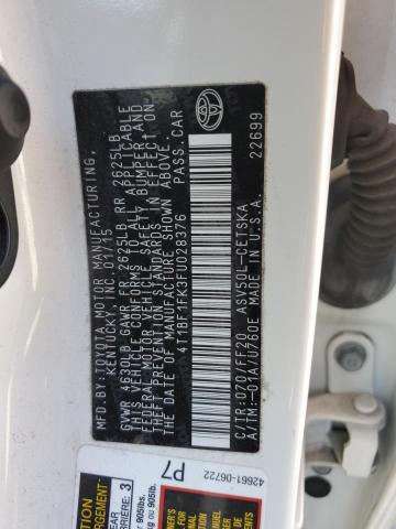 VIN 4T1BF1FK3FU028376 2015 Toyota Camry, LE no.12