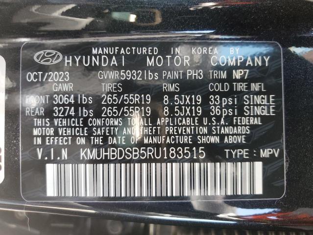 2024 Genesis Gv80 Base VIN: KMUHBDSB5RU183515 Lot: 61701684