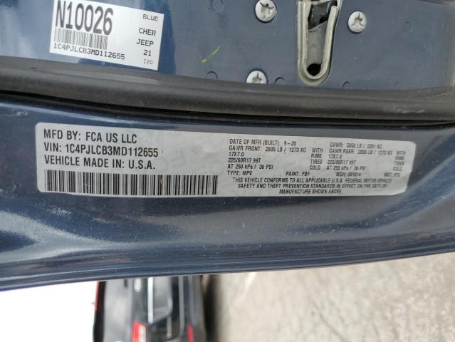 2021 JEEP CHEROKEE L - 1C4PJLCB3MD112655