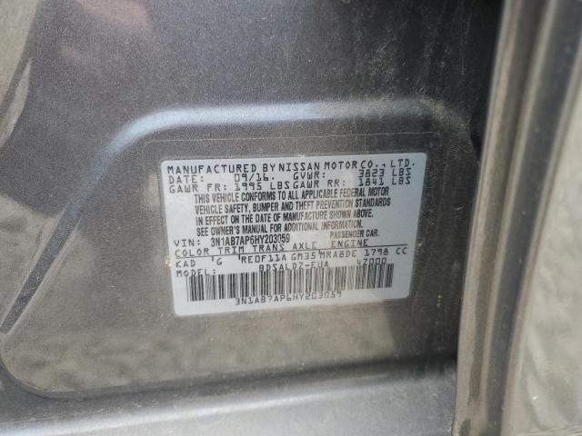 2017 NISSAN SENTRA S - 3N1AB7AP6HY203059