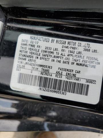 2017 NISSAN 370Z BASE - JN1AZ4EHXHM955363
