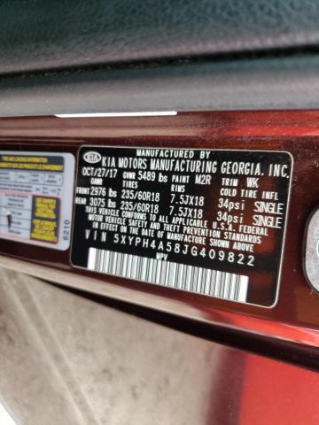 2018 KIA SORENTO EX - 5XYPH4A58JG409822